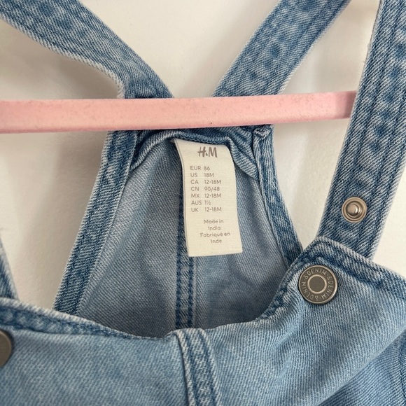 Denim overalls for baby boy - Picture 3 of 4